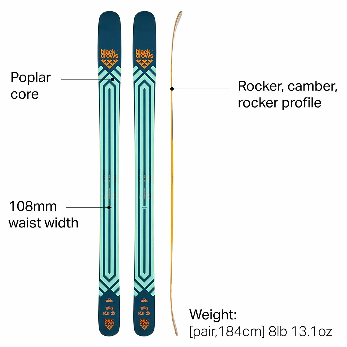 Black Crows Atris Ski 2022 2 Black Crows Atris Ski 2022 - Image 2