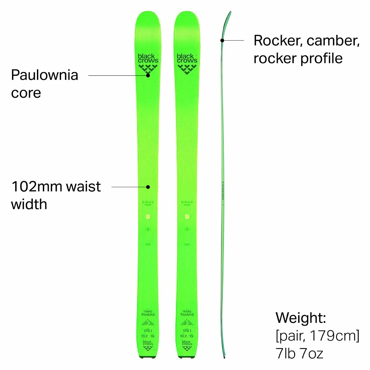 Black Crows Navis Freebird Ski 2022 2 Black Crows Navis Freebird Ski 2022 - Image 2