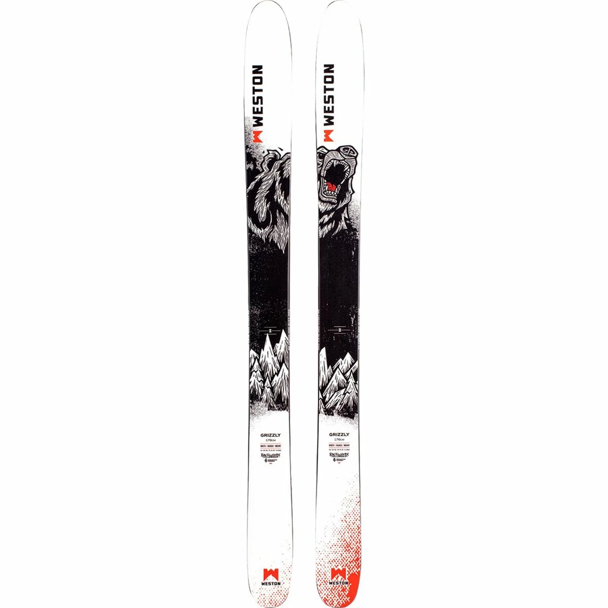 Weston Grizzly Artist Series Ski 2022 1 Weston Grizzly Artist Series Ski 2022